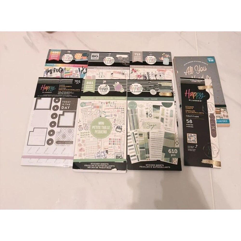 8 Planner Sticker Books 7 The Happy Planner